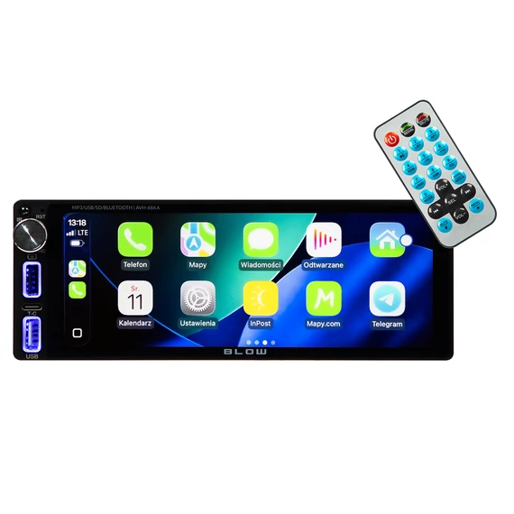 BLOW AVH-686A 1 DIN autórádió USB SD Bluetooth