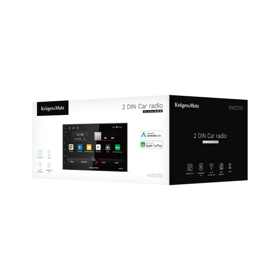 Autórádió Kruger&Matz KM2010 CarPlay/AndroidAuto