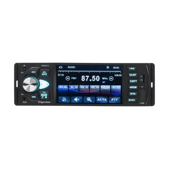 Kruger&Matz 2 DIN autórádió Bluetooth