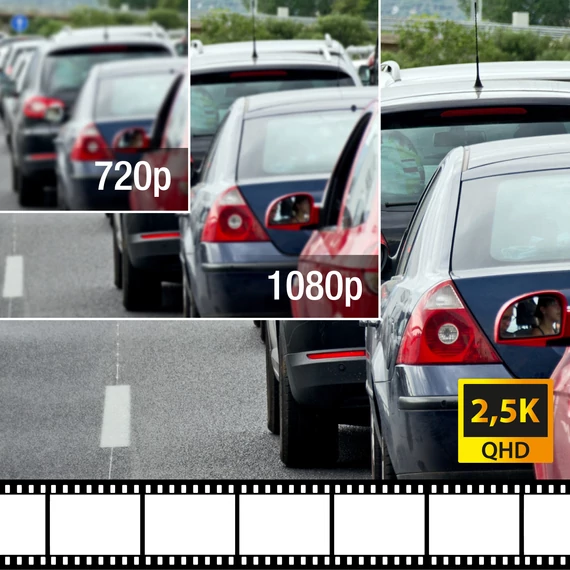 Peiying Basic D200 2.5K autós menetrögzítő kamera