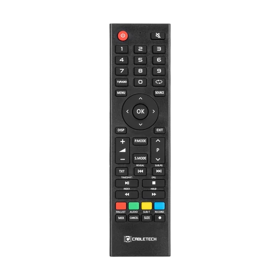 Cabletech 32" televízió DVB-T2 H.265 HEVC – remote
