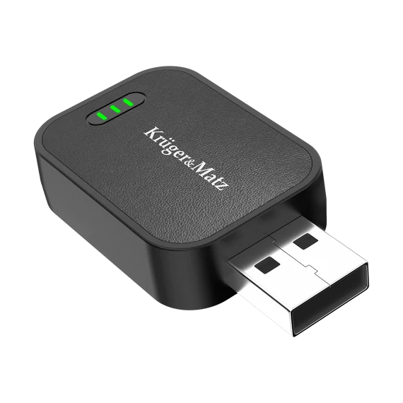 Kruger&Matz vezeték nélküli CarPlay Android Auto adapter