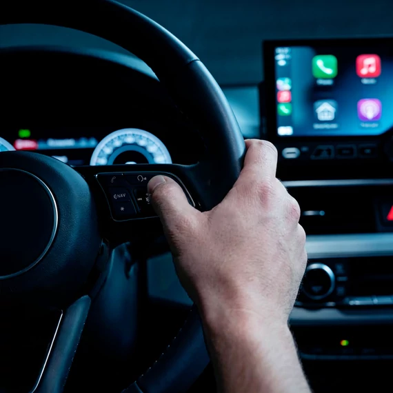 Kruger&Matz KM2017 autórádió CarPlay/Android Auto funkcióval