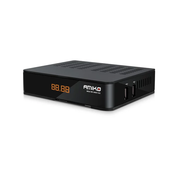 Amiko Mini 4K UHD Combo műholdvevő DVB-S2 T2 C