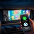 Kruger&Matz KM2016 1 DIN autórádió – CarPlay, Android Auto, 6,36